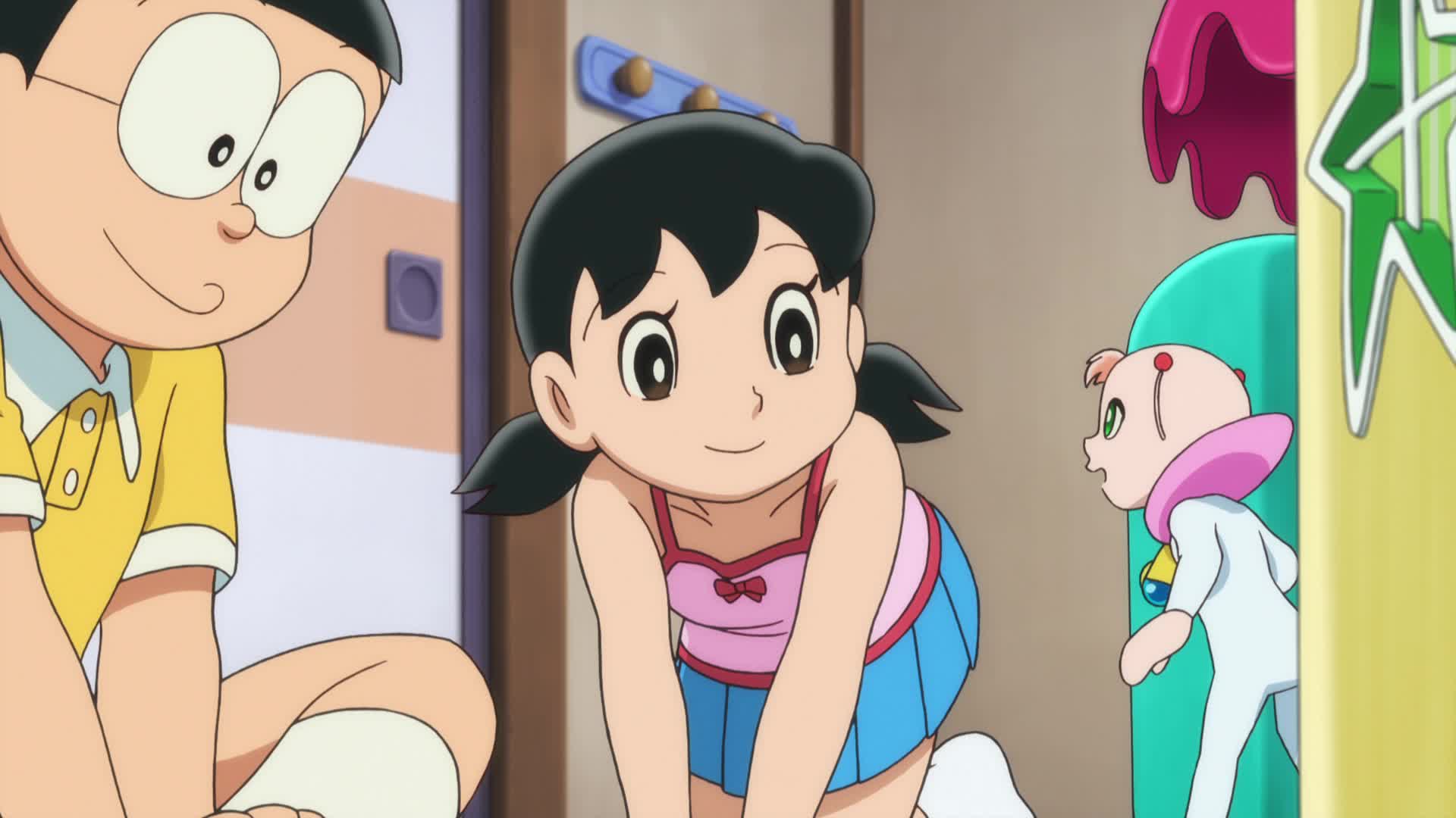 Doraemon shizuka nobita saves